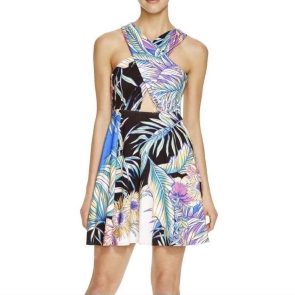 NWT Mara Hoffman Viva Tropical Floral Halter Dress